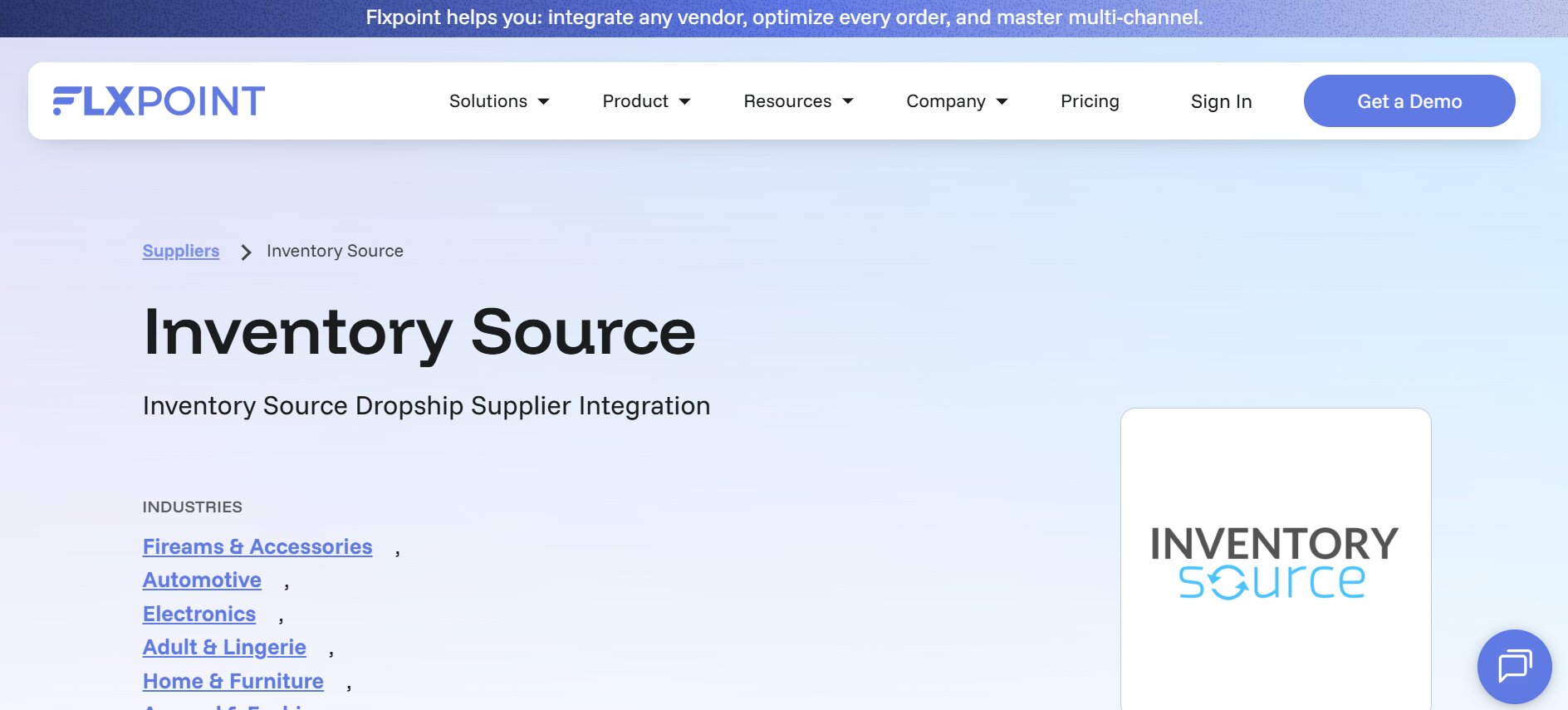 Inventory Source Flxpoint