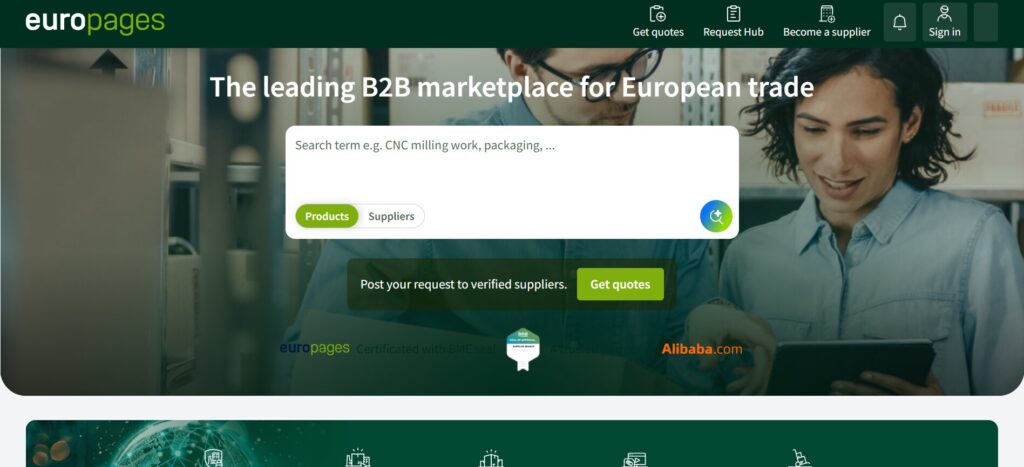Europages Best for European Supplier Discovery