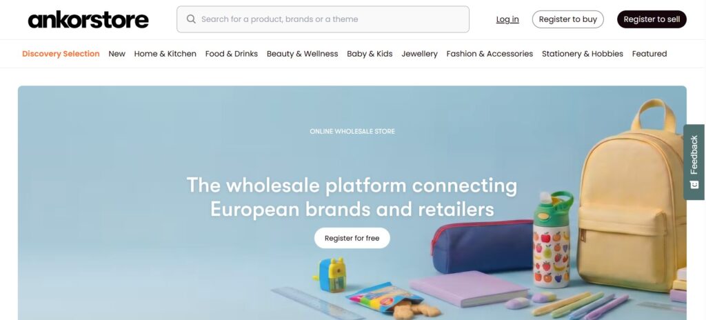 Ankorstore Best for European Boutique Wholesale