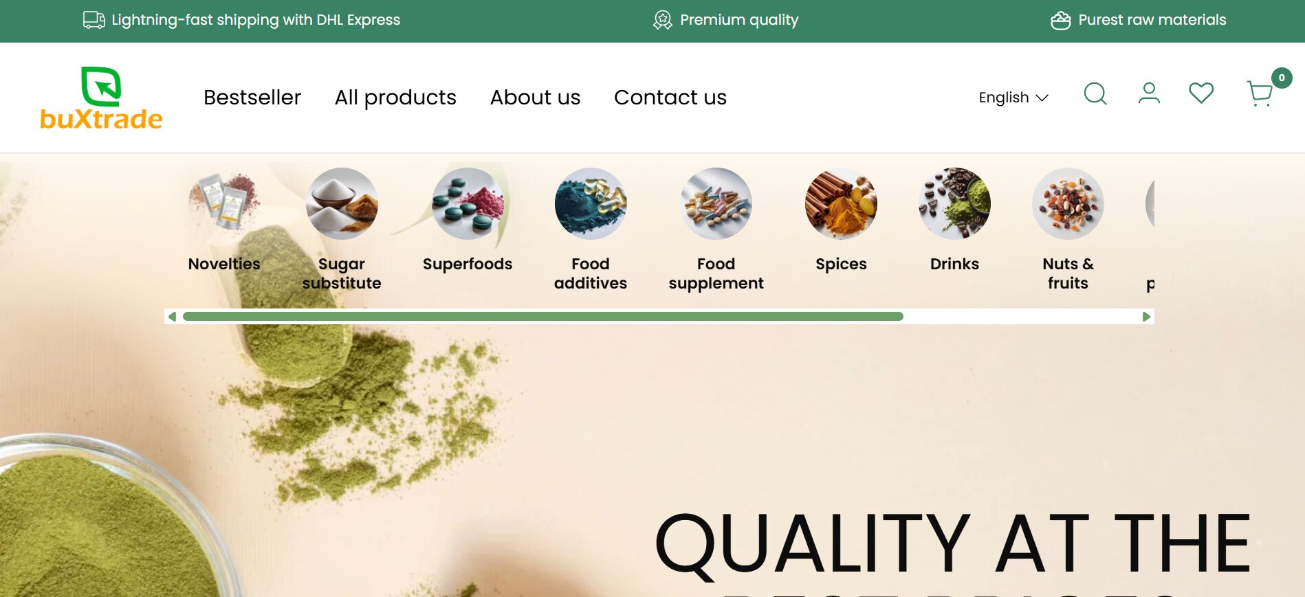 buXtrade Best for Food, Spices, and Supplements