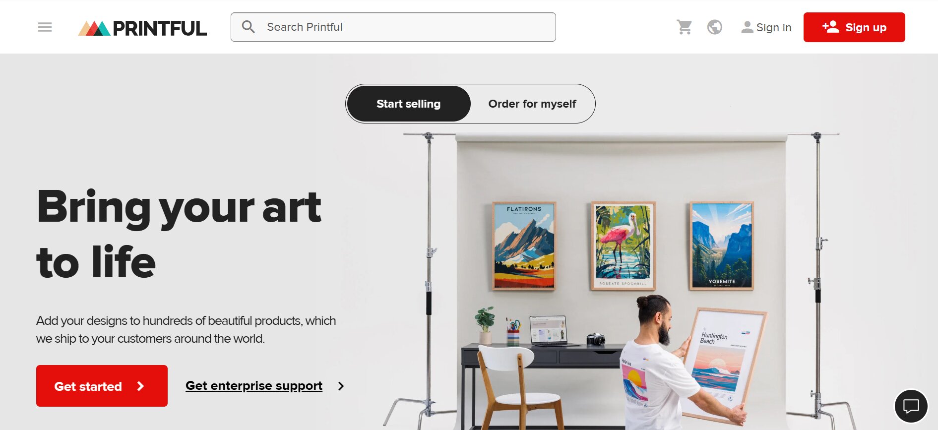 Printful Best for a Broad International POD Catalog