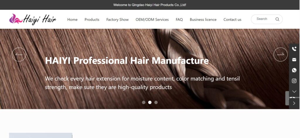 Qingdao Haiyi Hair Products Co., Ltd.
