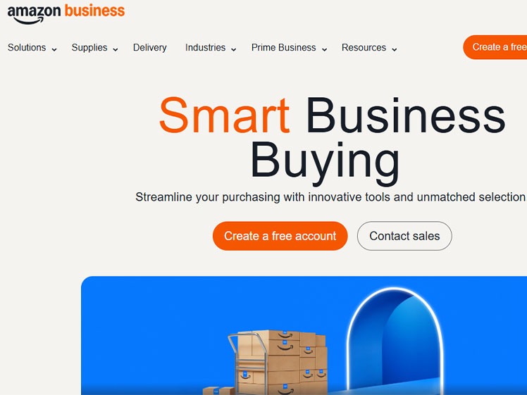 Amazon Business b2b procurement wholesale Alibaba alternative