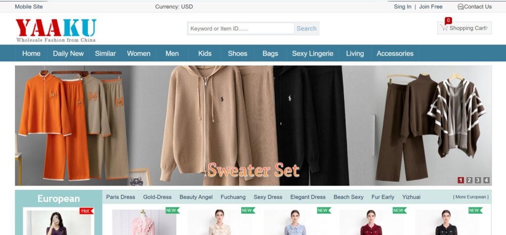 Yaaku Wholesale Fashion