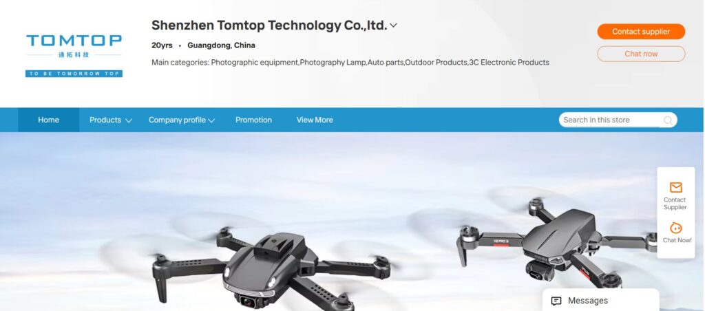 TomTop Electronics With Regional Warehouse Options