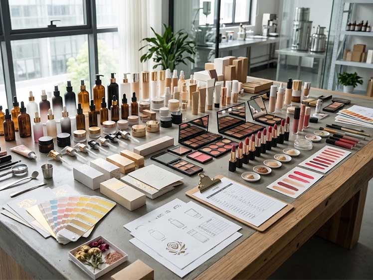 Custom Packaging Choices at a Cosmetics OEM Manufacturer in China