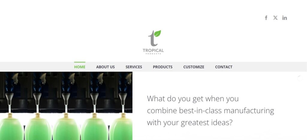 Tropical Products Massachusetts